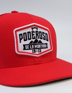 gorra roja aplique b