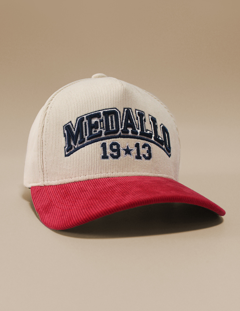 gorra medallo corduroy