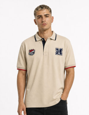 polo medallo beige